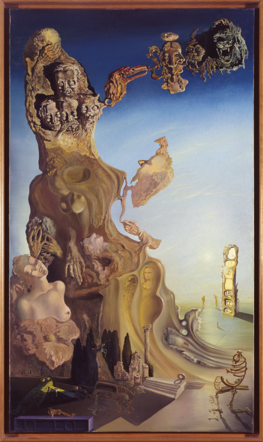 6. salvador dalí. la mémoire de la femme-enfant (monumento imperial a la mujer niña), 1929. museo nacional centro de arte reina sofía